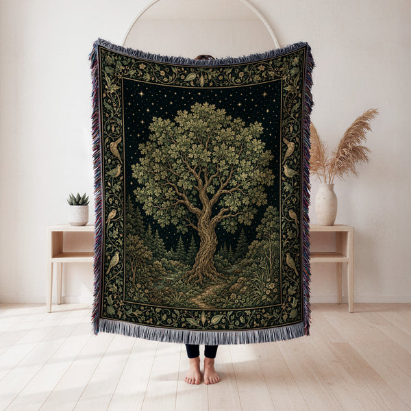 Ancient Starwood Tree Blanket