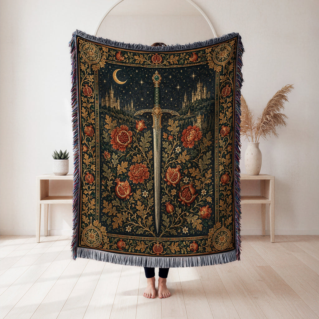 The Sword Between Two Castles Blanket