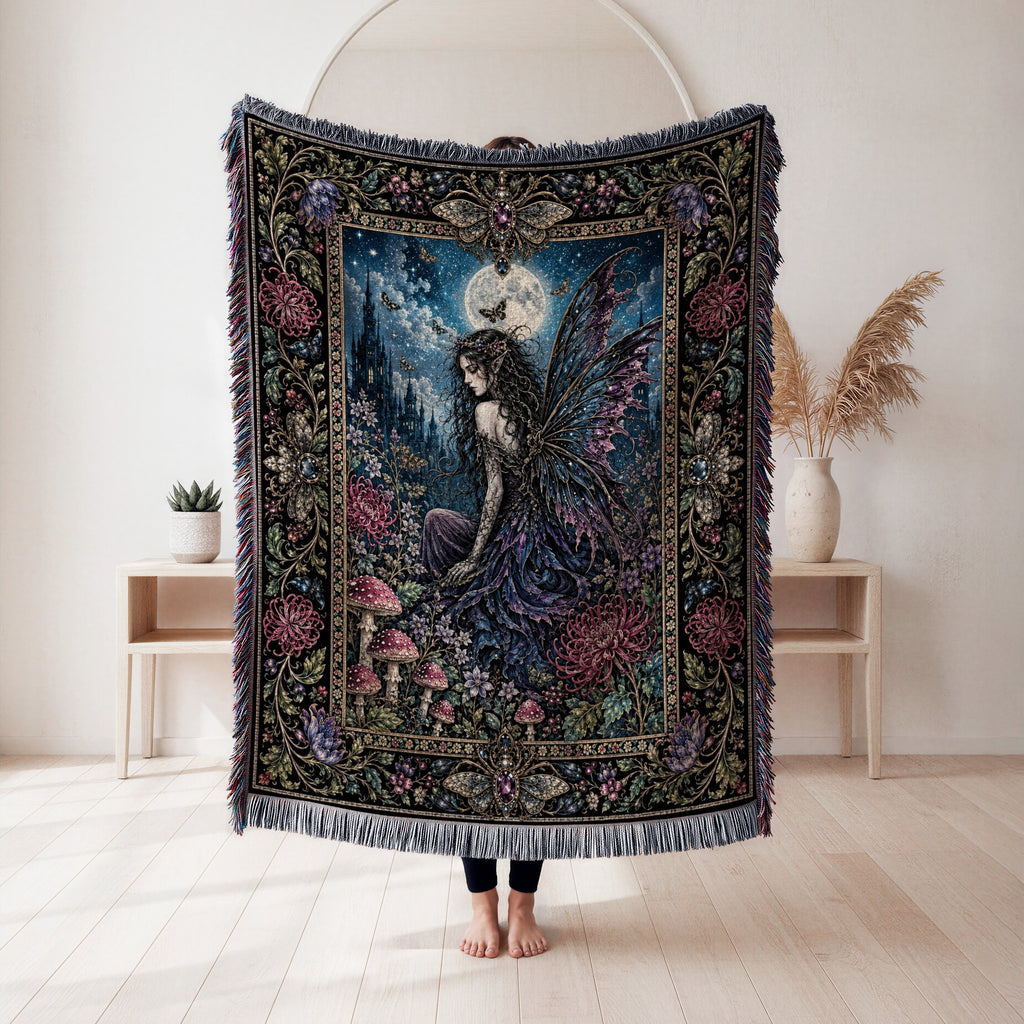 Moonlit Fairy of the Vale Blanket
