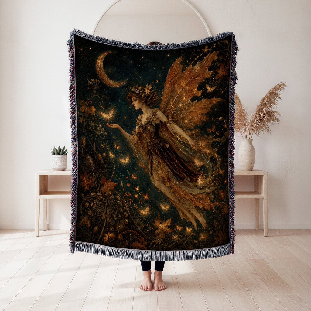 Autumn Firefly Fairy Blanket