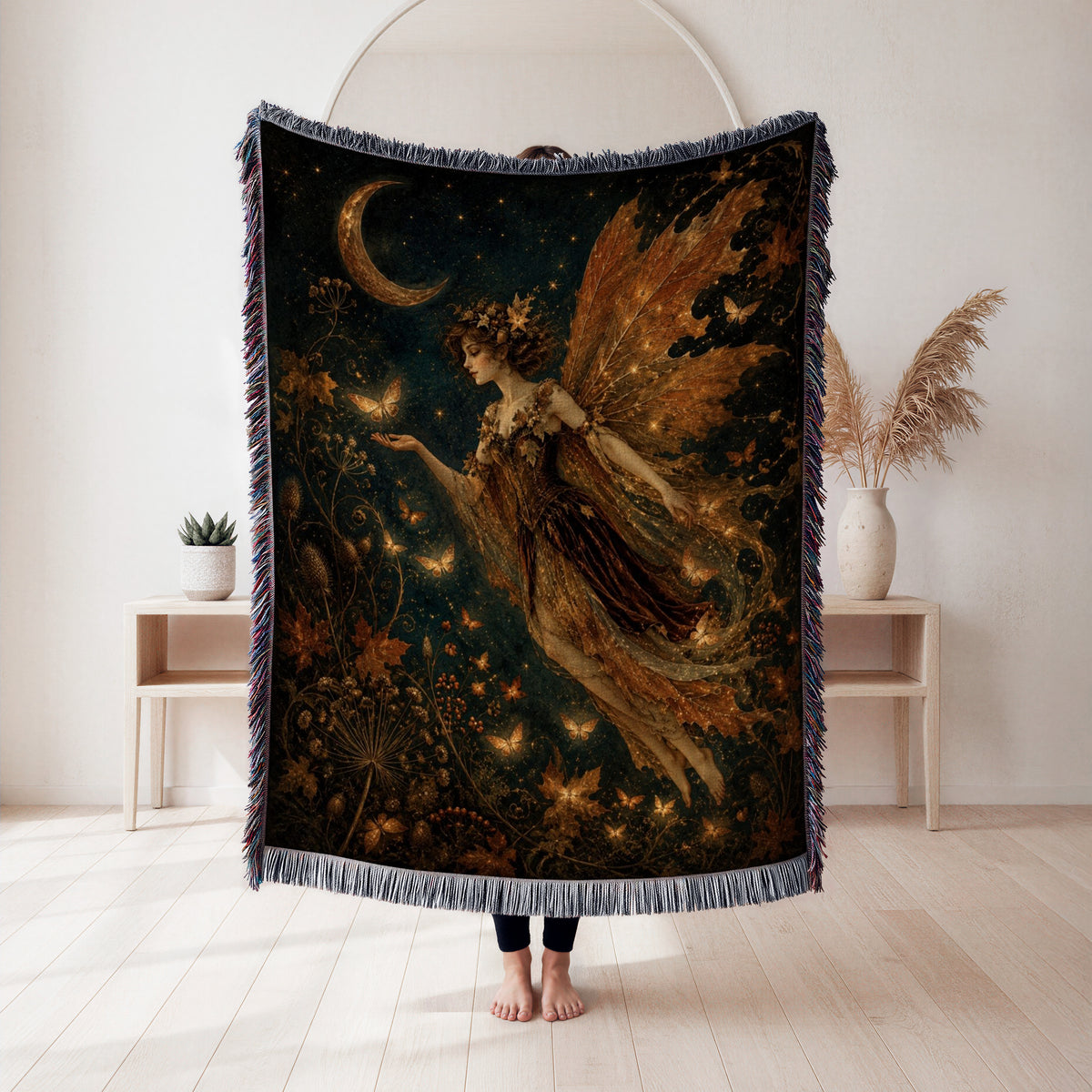 Autumn Firefly Fairy Blanket