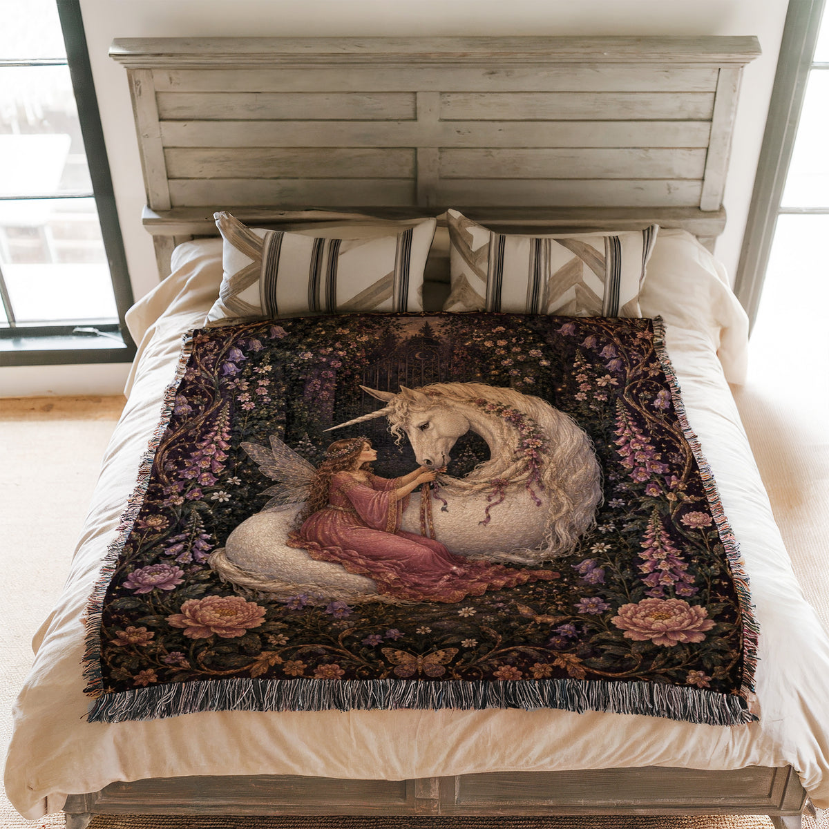 Fairy & Unicorn Garden Blanket