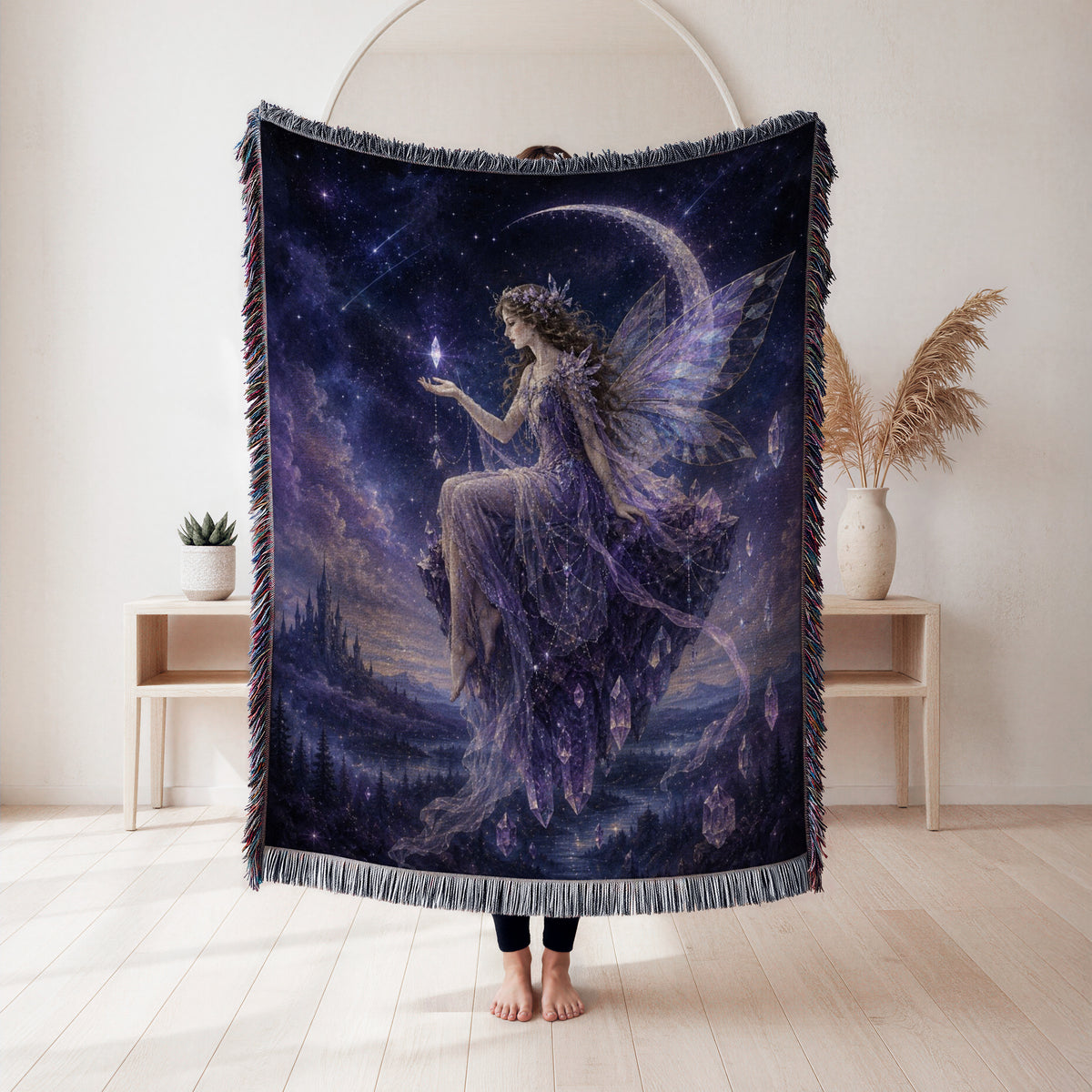 Crystal Moon Fairy Blanket