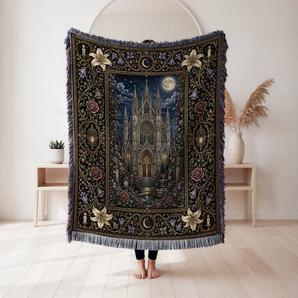 Cathedral at Midnight Blanket