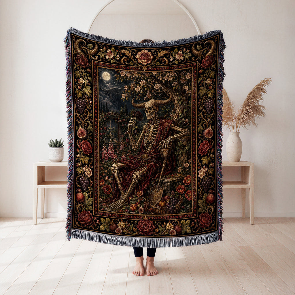 Taurus Moon Garden Keeper Blanket