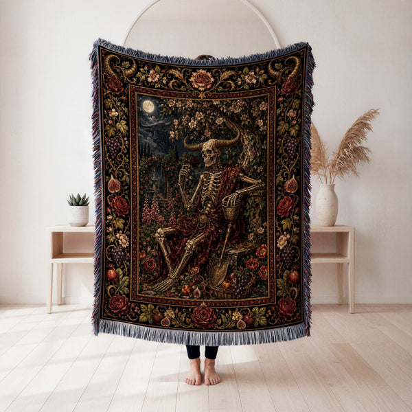 Taurus Moon Garden Keeper Blanket