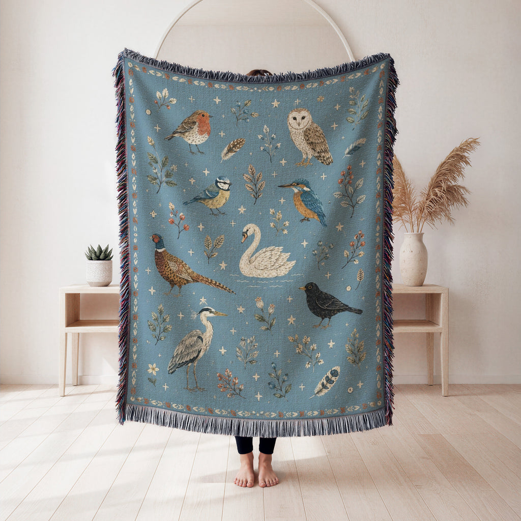 Garden Birds Blanket