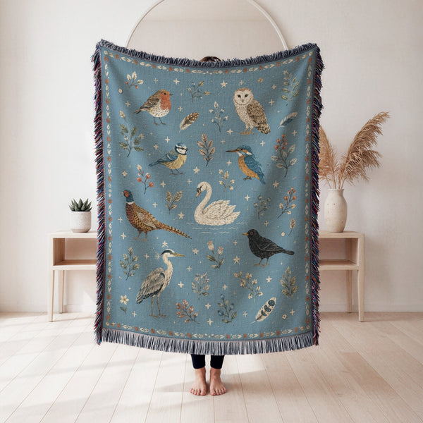 Garden Birds Blanket