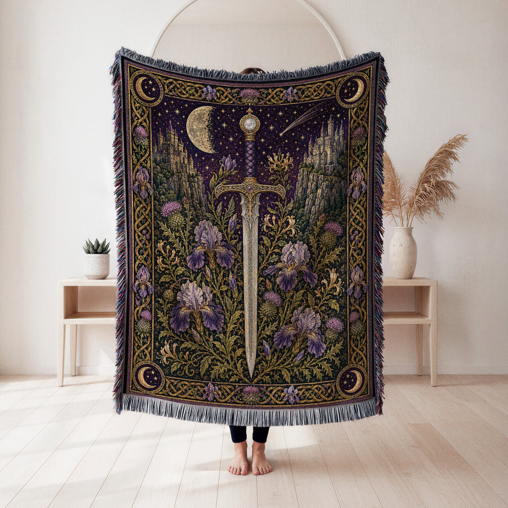 The Amethyst Castle Sword Blanket