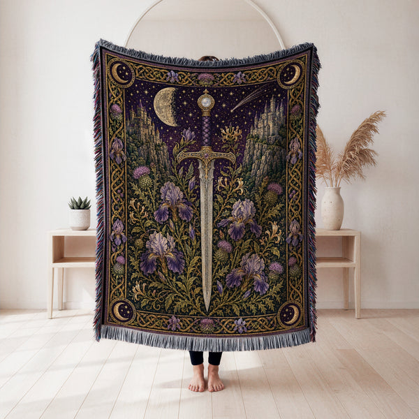 The Amethyst Castle Sword Blanket