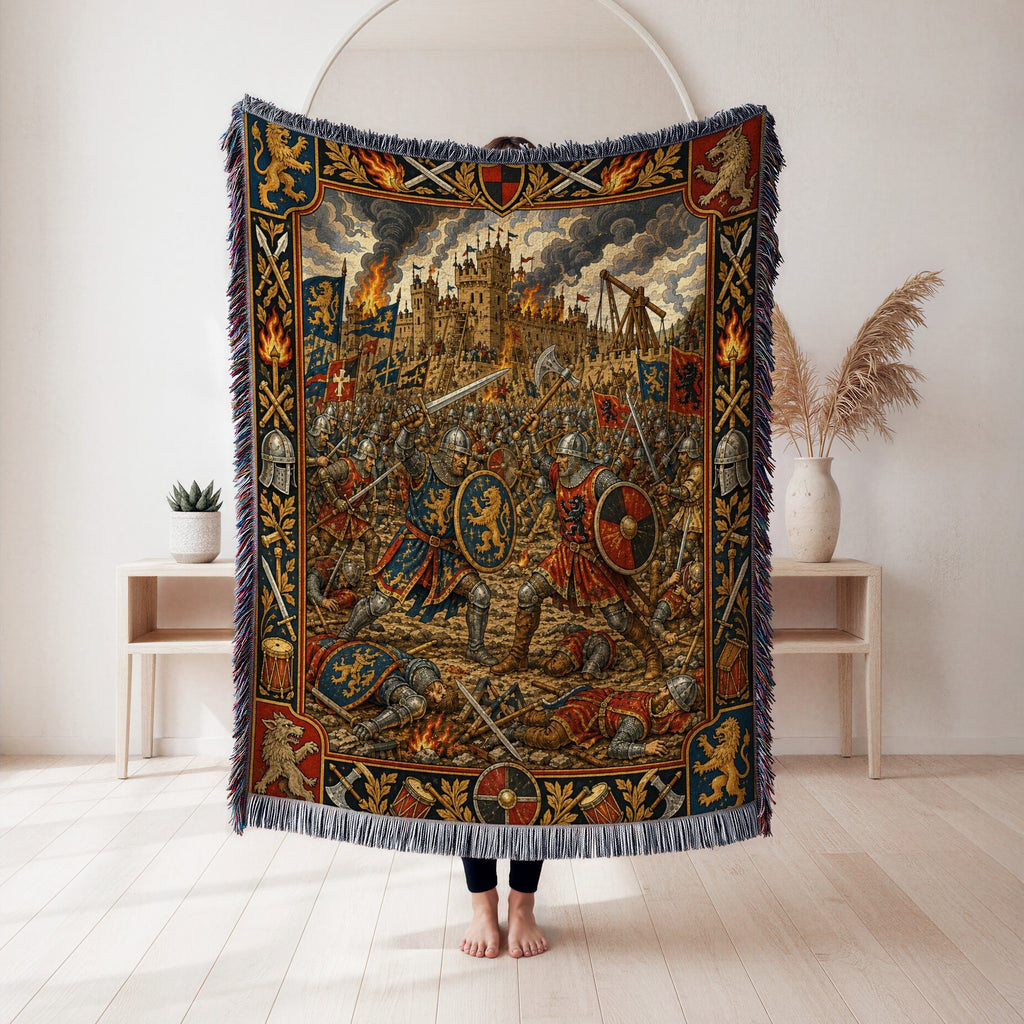 The Siege of the Lion Keep Blanket
