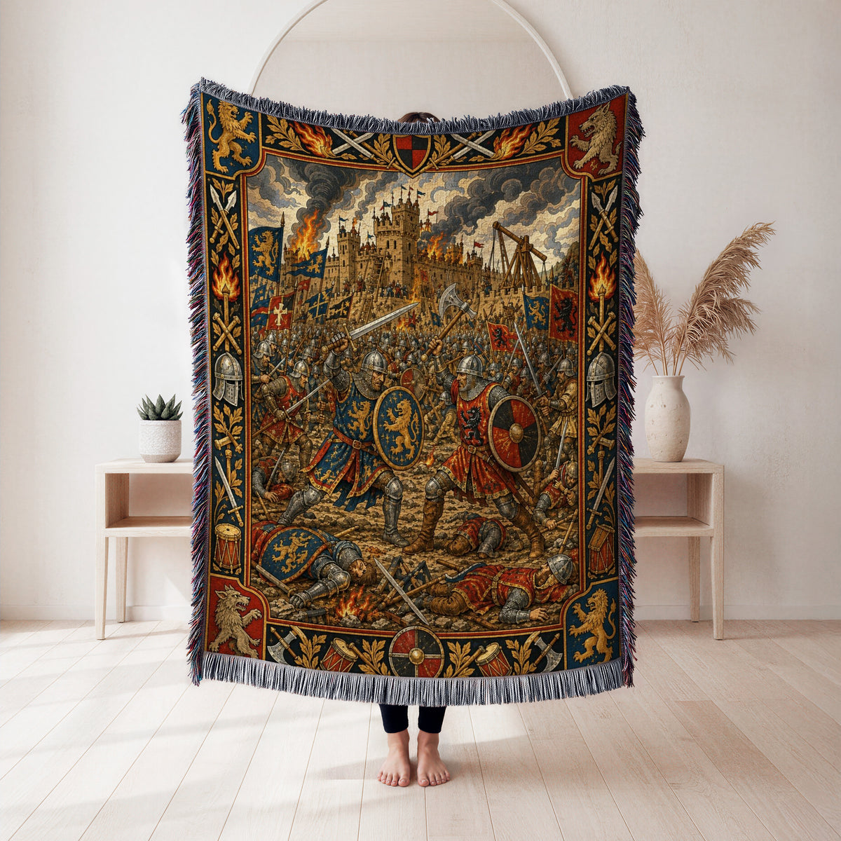 The Siege of the Lion Keep Blanket