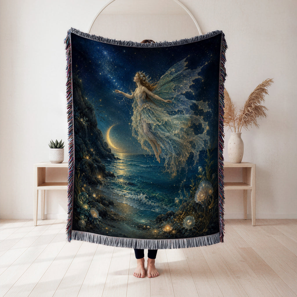 Moonlit Sea Fairy Blanket