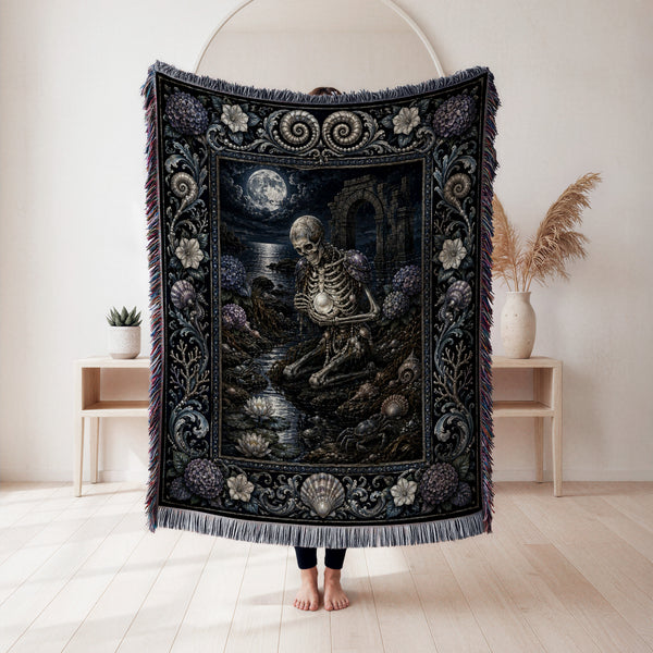 Cancer Moon Pearl Keeper Blanket