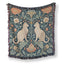William Morris Inspired Cat Garden Blanket