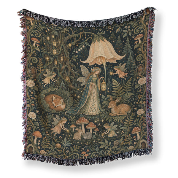Bellflower Woodland Fairy Blanket