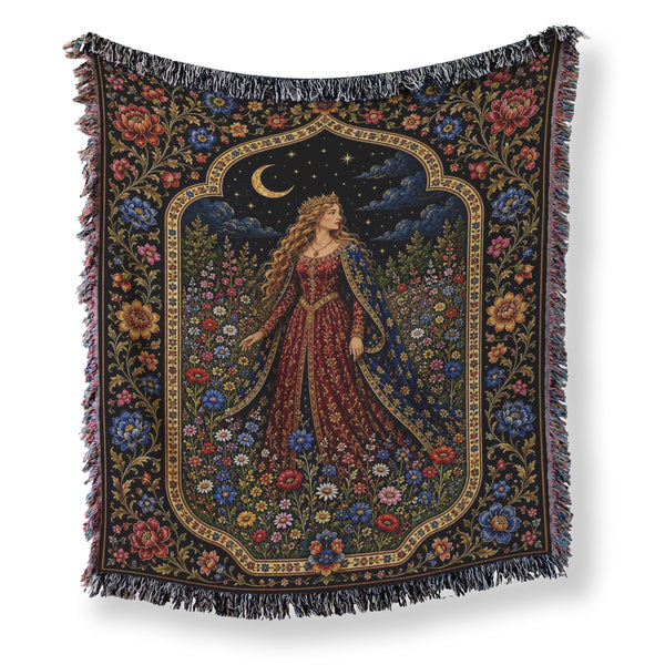 The Princess of the Midnight Garden Blanket