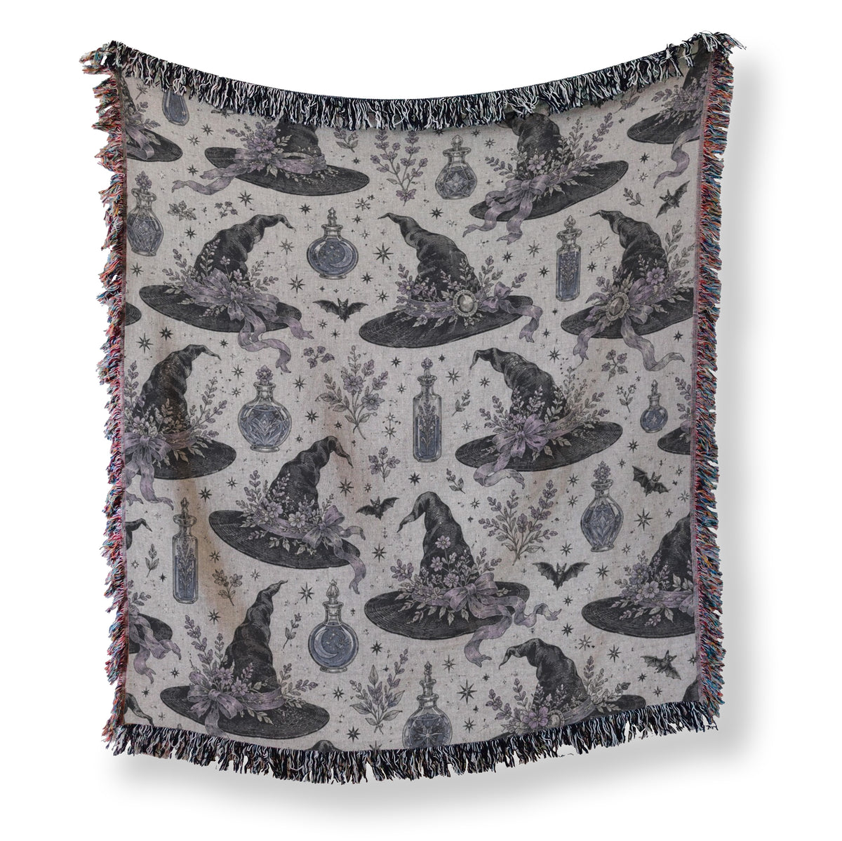 Witch's Hat & Potion Garden Blanket Main image