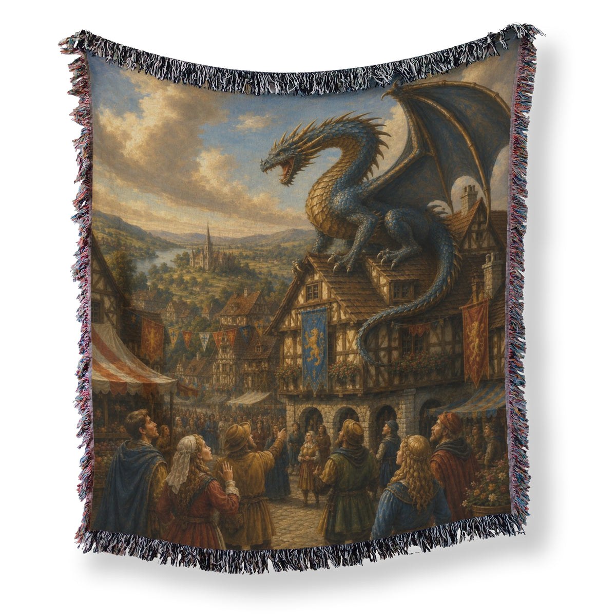 The Market Day Dragon Blanket