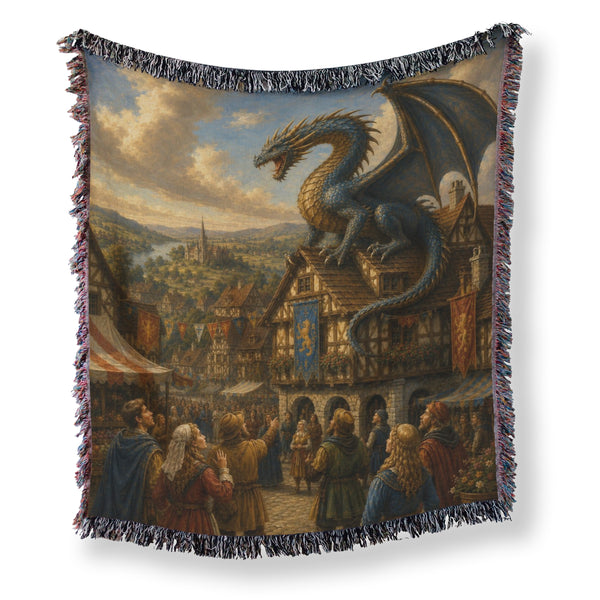 The Market Day Dragon Blanket