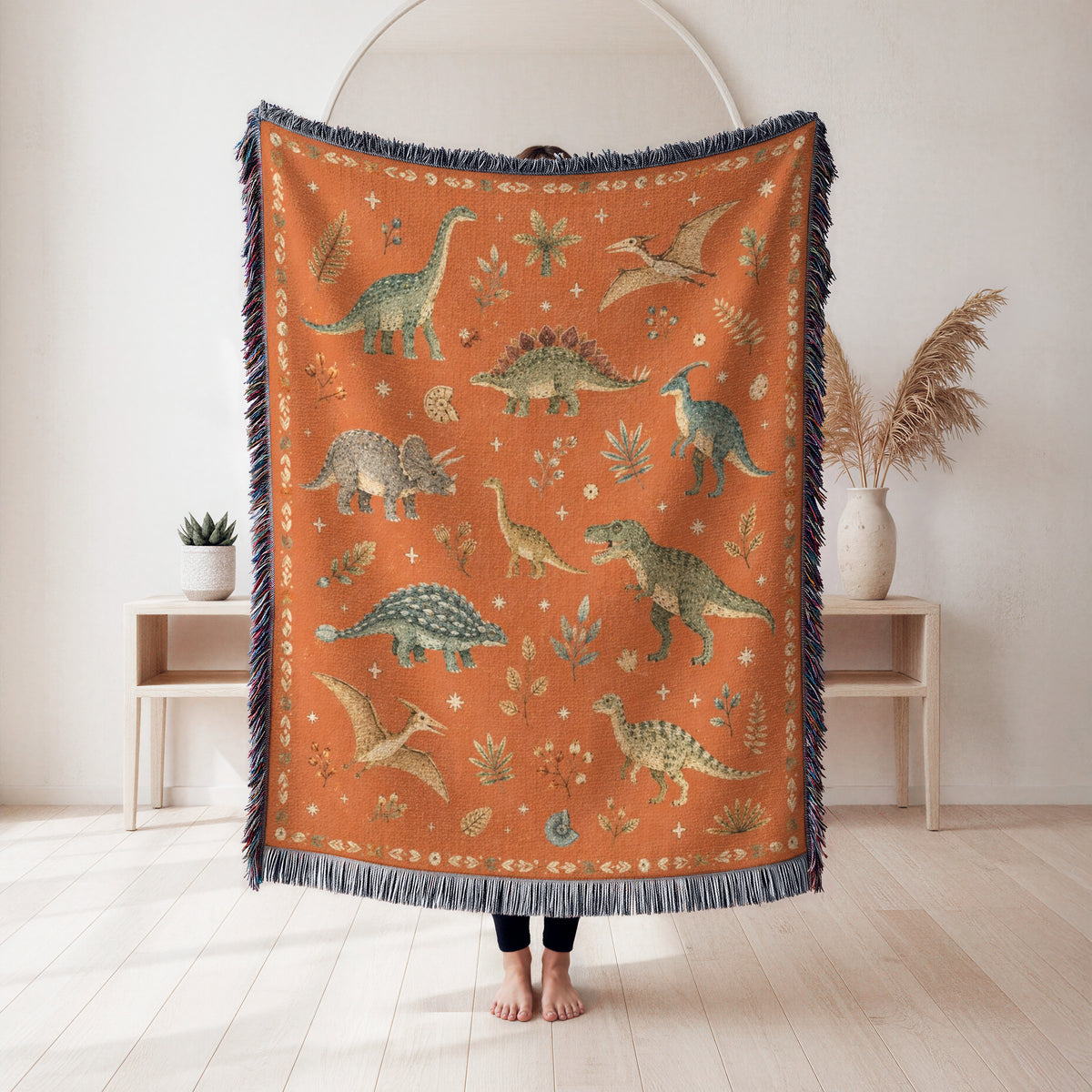 Prehistoric Friends Dinosaur Blanket