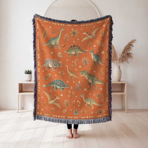 Prehistoric Friends Dinosaur Blanket