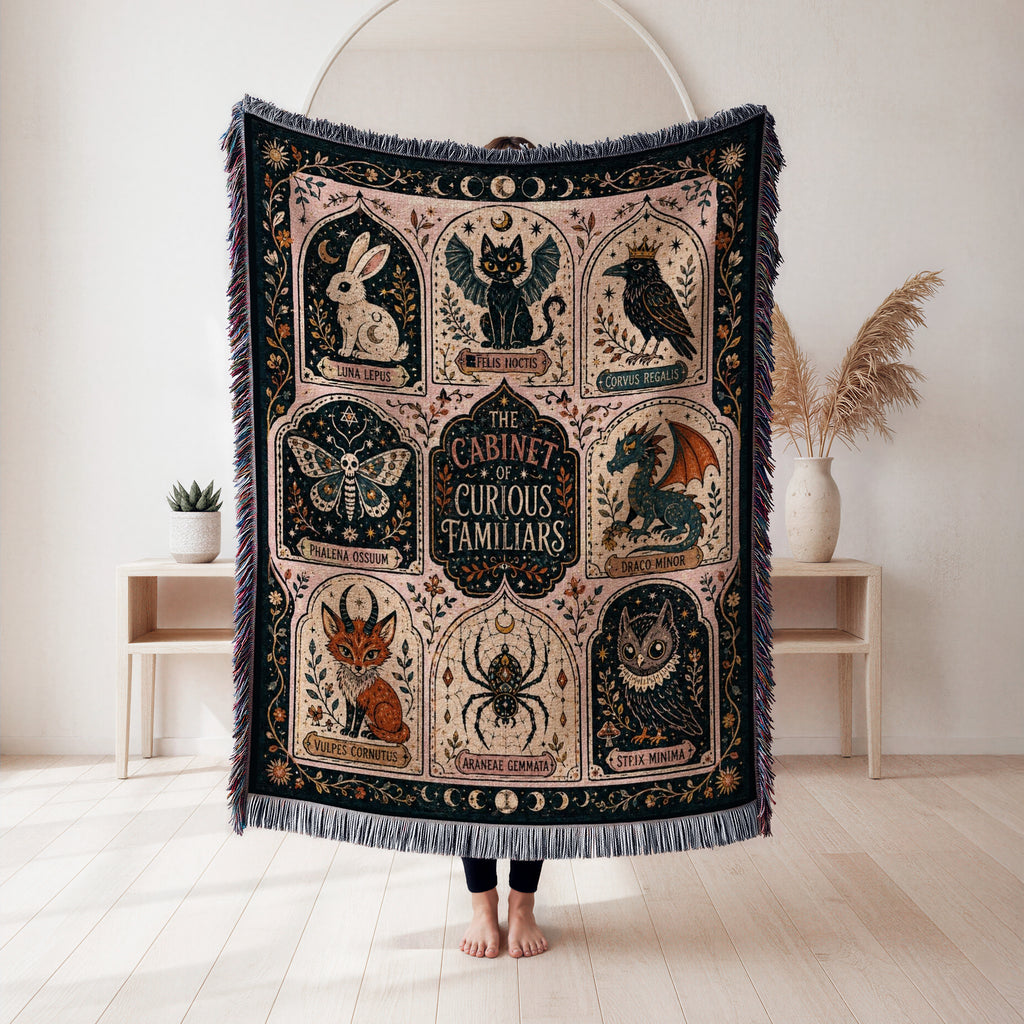 Cabinet of Curious Familiars Blanket