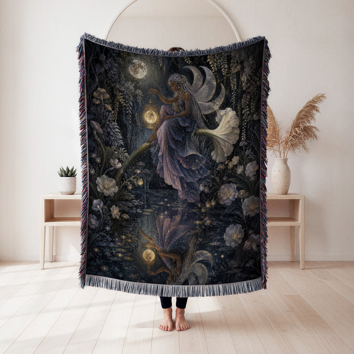 Moon Lantern Fairy Blanket