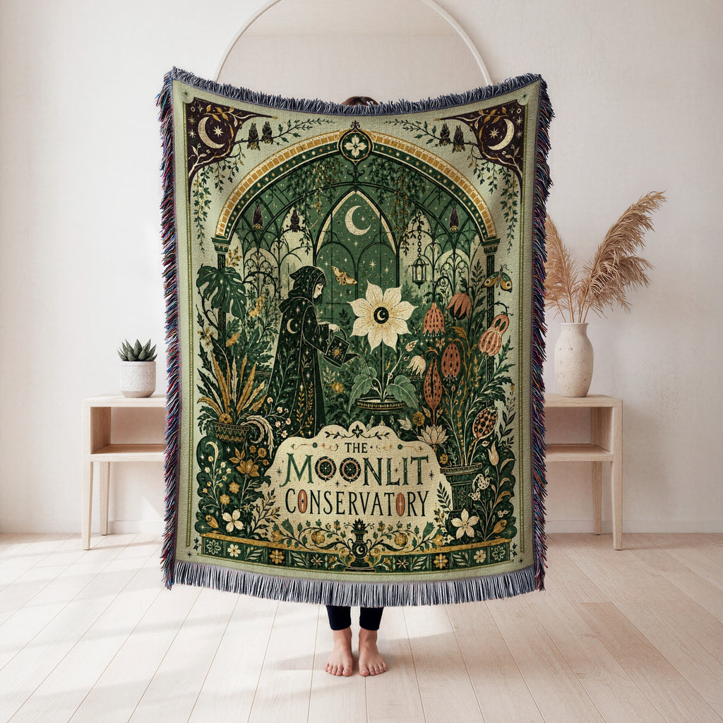 The Moonlit Conservatory Blanket