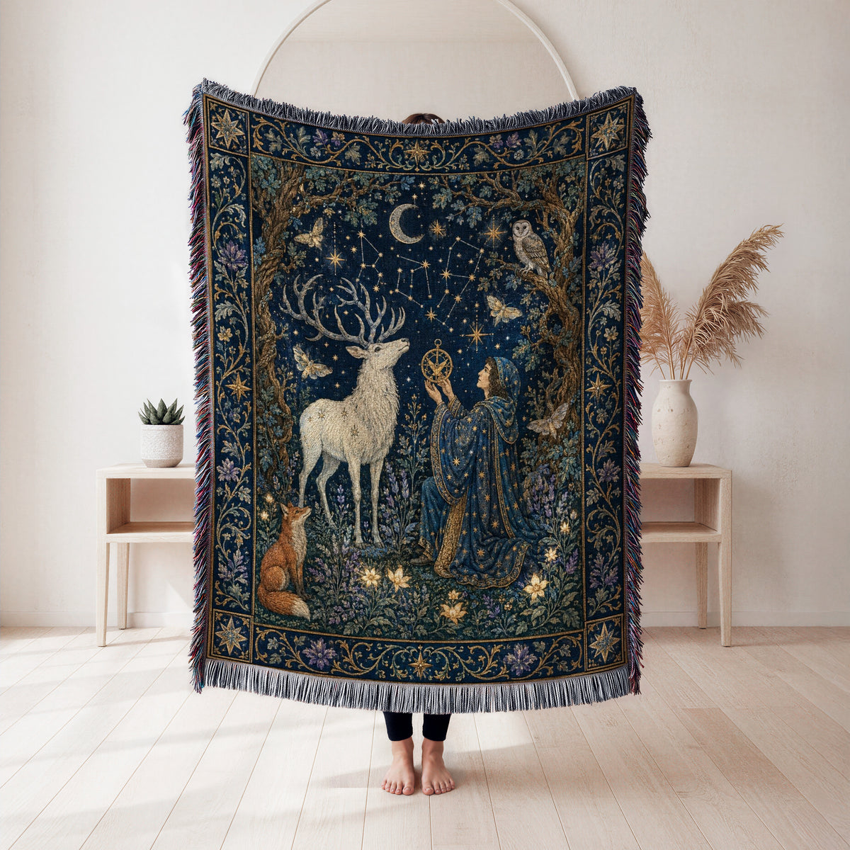 The Astrologer and the White Stag Blanket