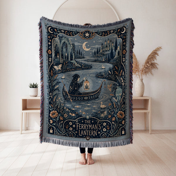 The Ferryman's Lantern Blanket