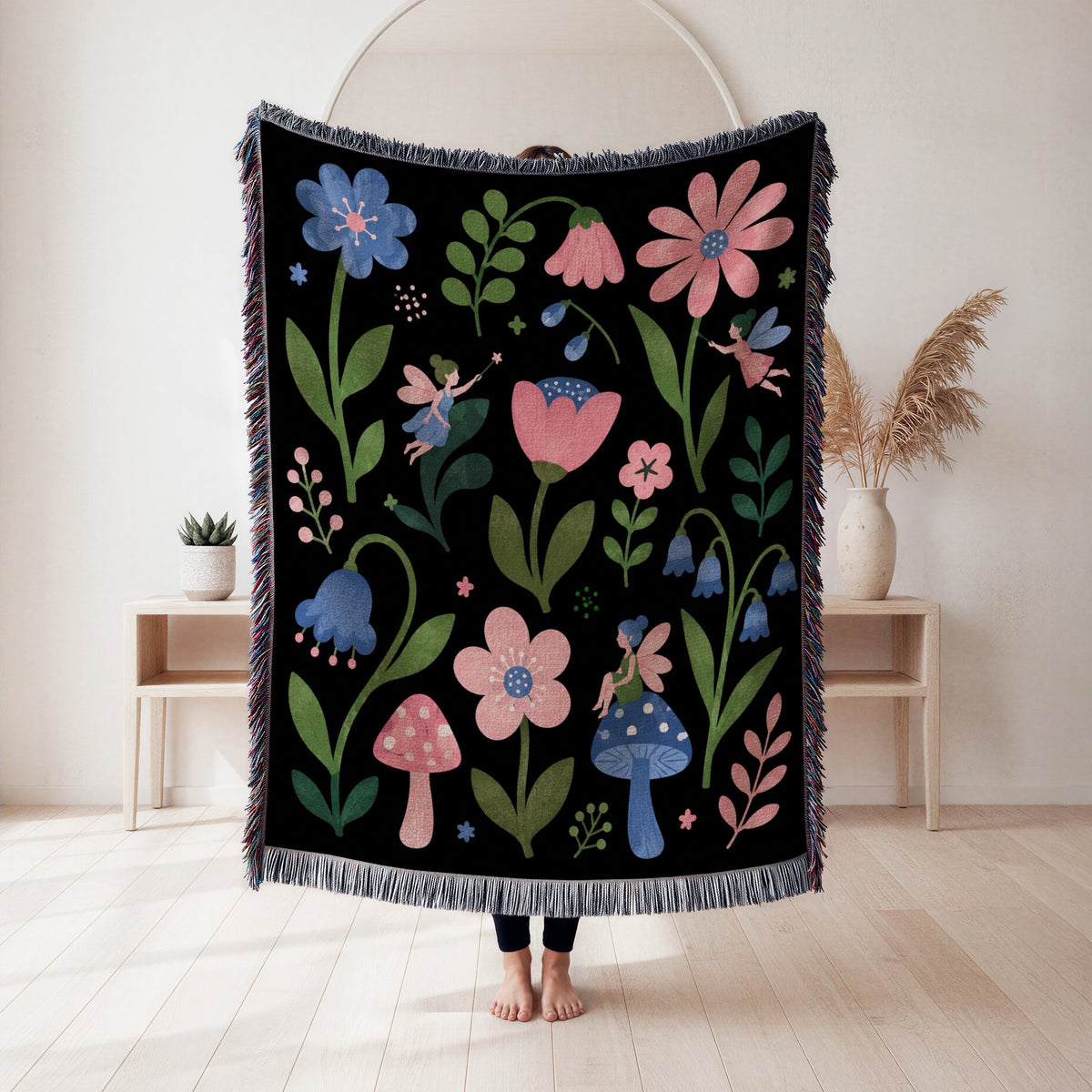 Fairies of the Flower Patch Blanket