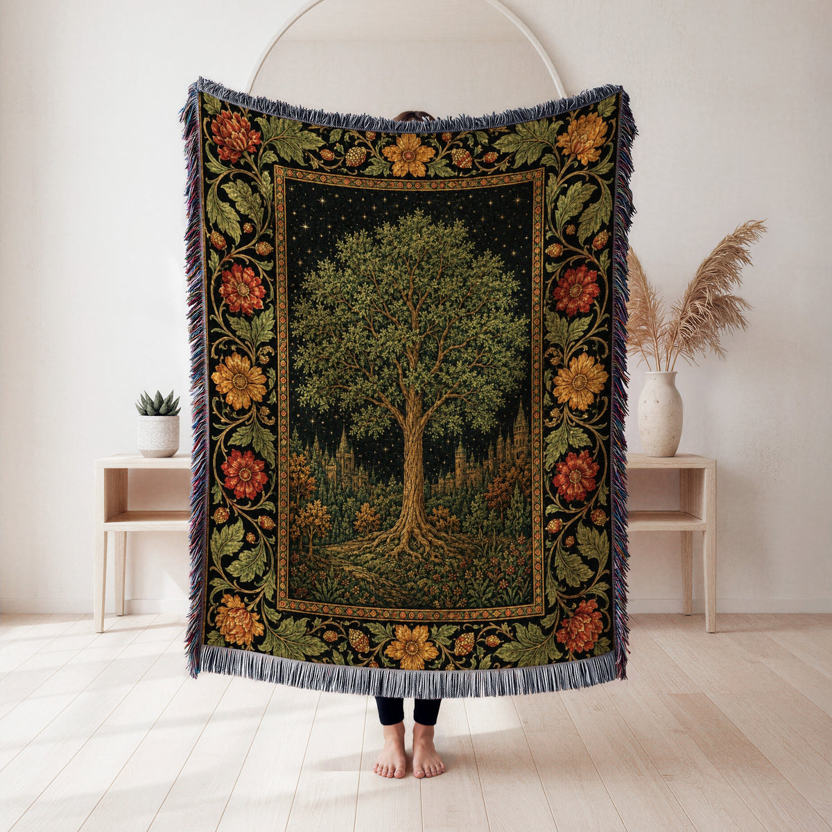 Autumn Kingdom Tree Blanket
