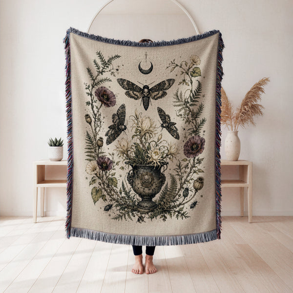 Death's-Head Moth Garden Blanket