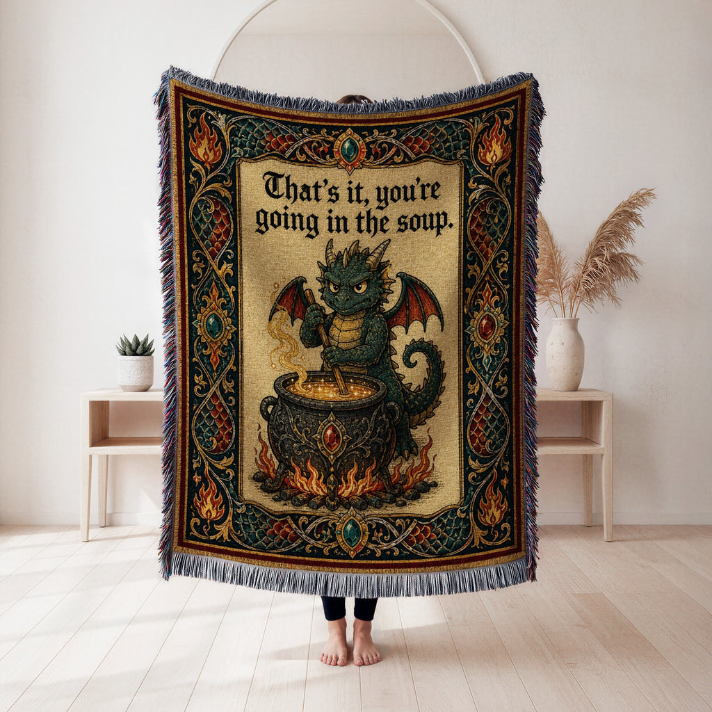 The Soup Pot Dragon Blanket