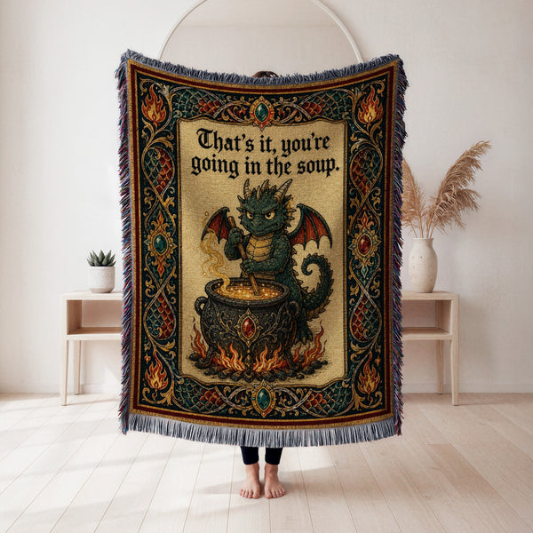The Soup Pot Dragon Blanket