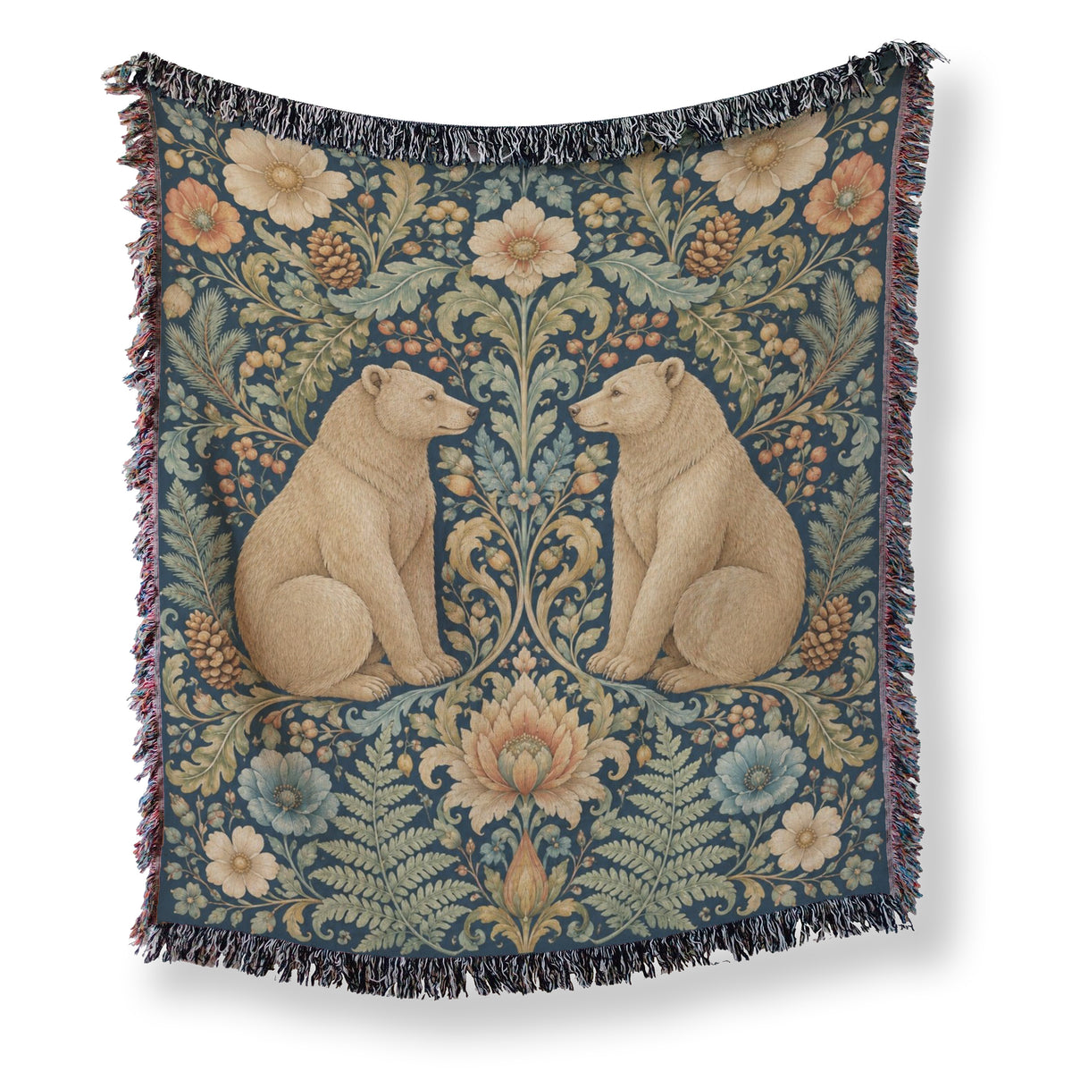 Ornate Bear Garden Blanket Main image