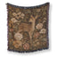 Autumn Fawn Floral Blanket