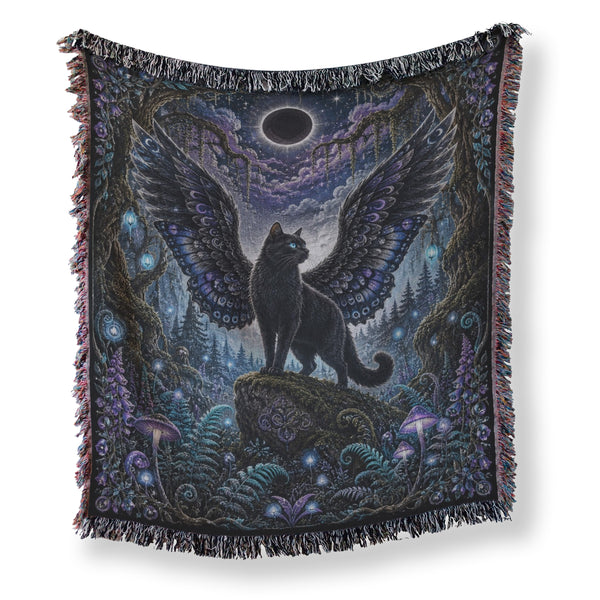 Eclipse Winged Cat Blanket