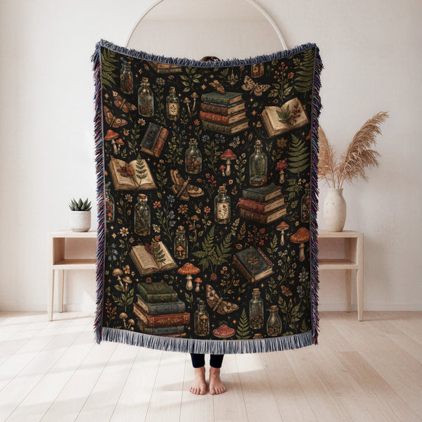Woodland Apothecary Book Blanket
