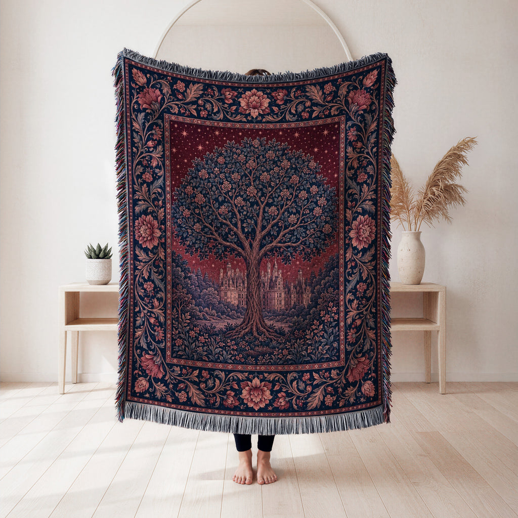 Crimson Castle Grove Blanket