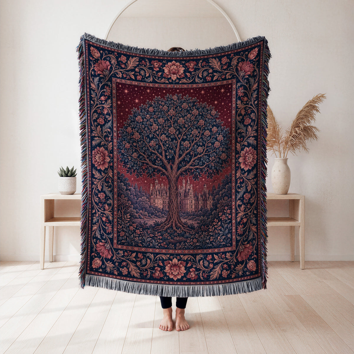 Crimson Castle Grove Blanket