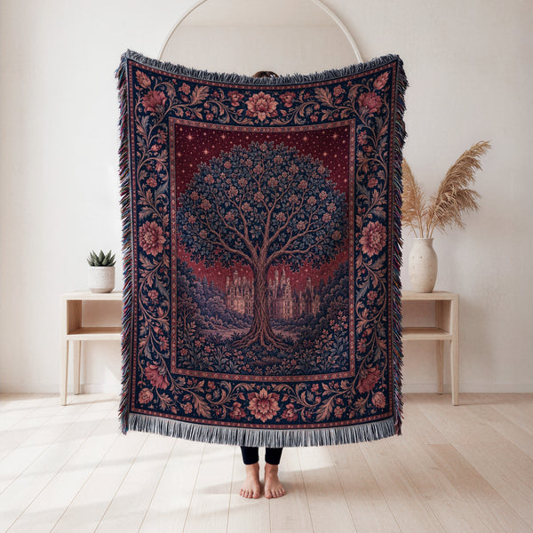 Crimson Castle Grove Blanket