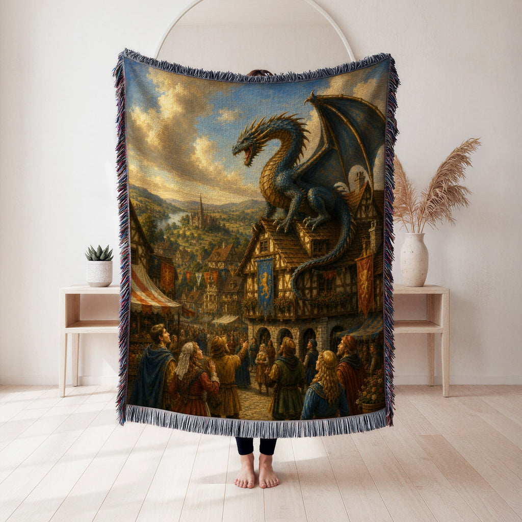 The Market Day Dragon Blanket