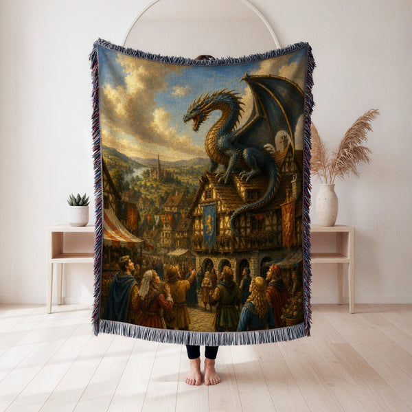 The Market Day Dragon Blanket