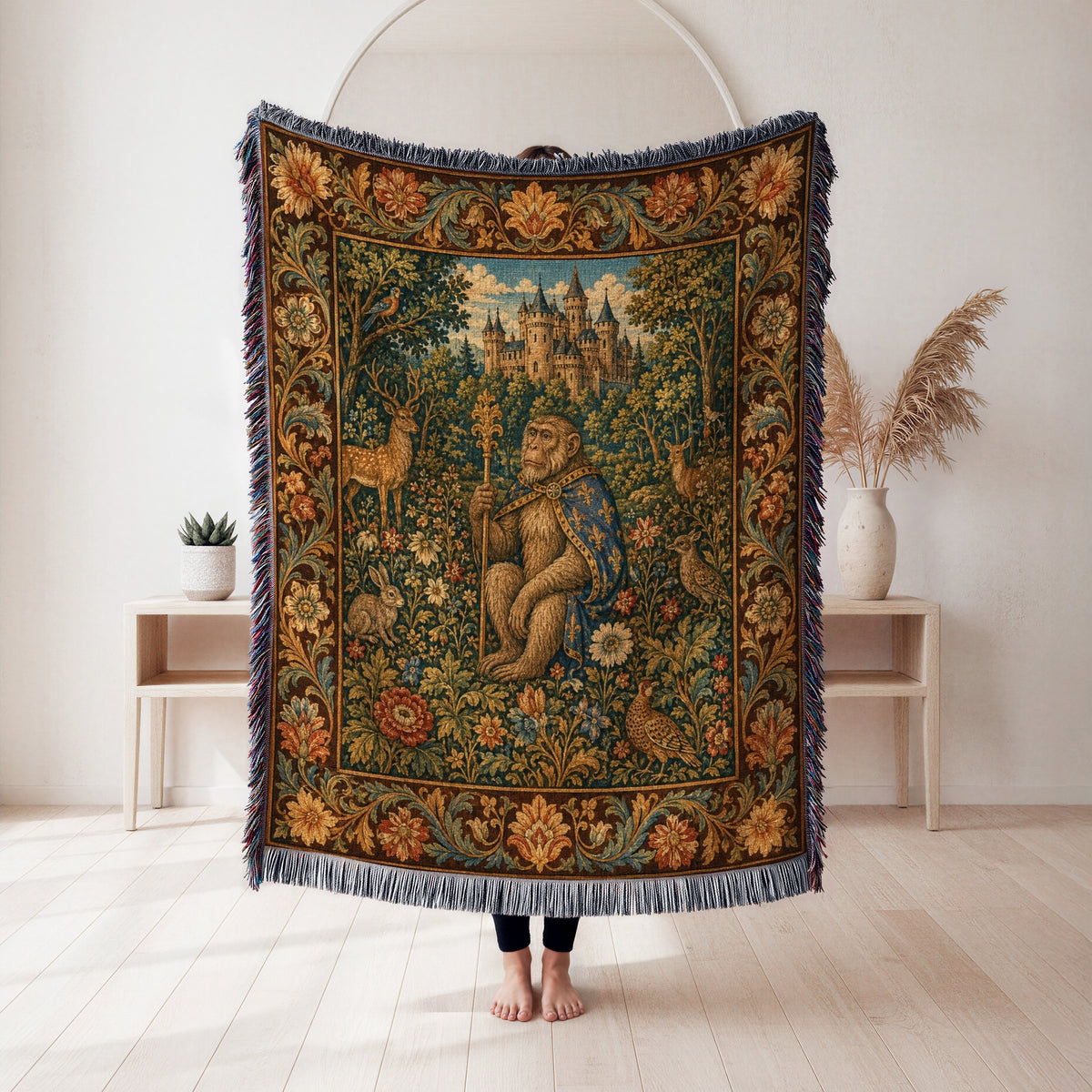 The Royal Monkey of the Garden Blanket