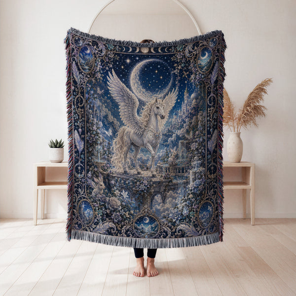 Celestial Pegasus Kingdom Blanket