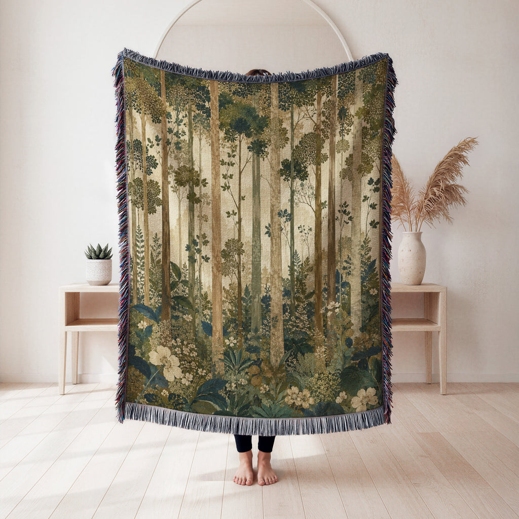 The Quiet Birchwood Blanket