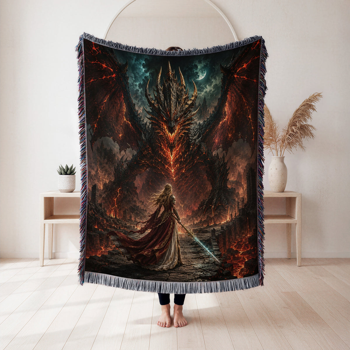 The Ember Wyrm Blanket