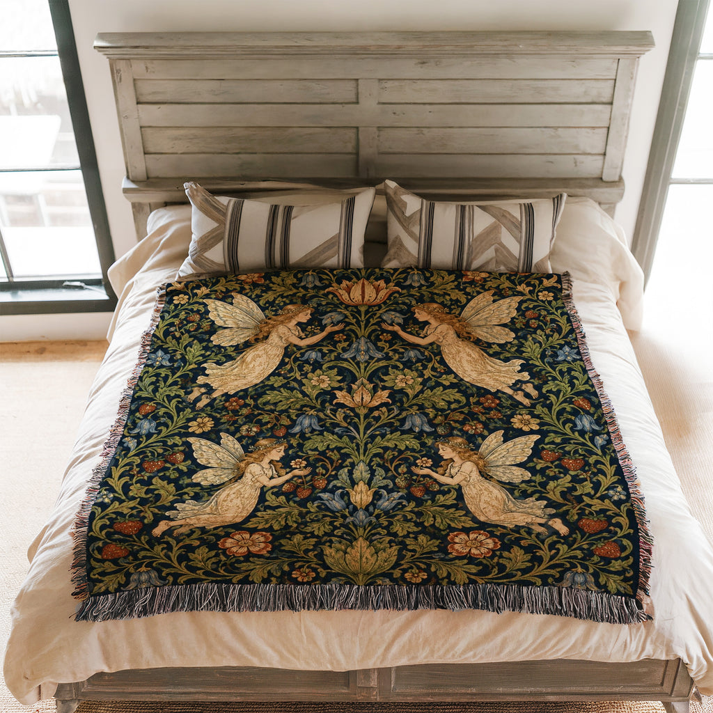 Bluebell Fairy Tapestry Blanket